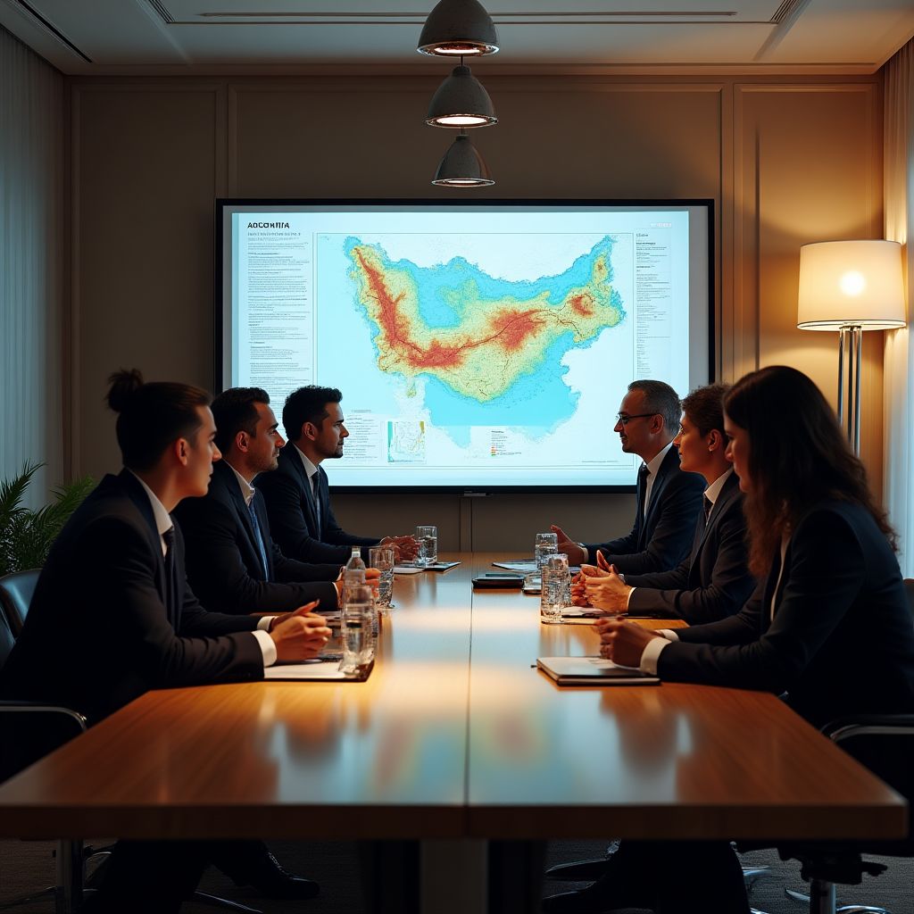 Reunión de inversores en oficinas de InvertPetroPro